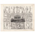 Αθήνα Παρθενώνας Ατσαλογραφία 1851