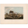 Αθήνα Ρωμαϊκή Αγορά Ατσαλογραφία 1841