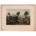 Αθήνα Σούνιο Ατσαλογραφία 1841