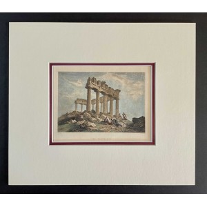 Παρθενώνας Αθήνα Ατσαλογραφία 1837