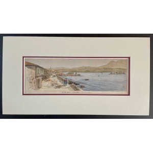 Ιωάννινα Πανοραμική Άποψη - Γιάννενα Ήπειρος Ξυλογραφία 1870 Le Monde Illustre