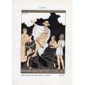 La Paix - Ελληνική Μυθολογία Art Deco Λιθογραφία Kuhn Regnier 1935