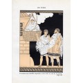Les Nuees - Ελληνική Μυθολογία Art Deco Λιθογραφία Kuhn Regnier 1935