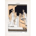 Αγαμέμνονας - Ελληνική Μυθολογία Art Deco Λιθογραφία Kuhn Regnier 1935