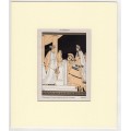 Αγαμέμνονας - Ελληνική Μυθολογία Art Deco Λιθογραφία Kuhn Regnier 1935