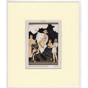 La Paix - Ελληνική Μυθολογία Art Deco Λιθογραφία Kuhn Regnier 1935