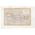Κρήτη Χάρτης  Χαλκογραφία 1853
