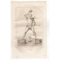 Ρόδος Κολοσσός Χαλκογραφία 1853