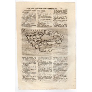 Κέα Χάρτης Χαλκογραφία LASOR A VAREA 1713