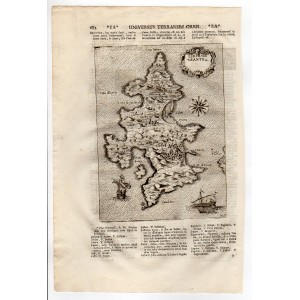 Ζάκυνθος Χάρτης Χαλκογραφία LASOR A VAREA 1713