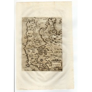 Εύβοια Χάρτης Χαλκογραφία LASOR A VAREA 1713