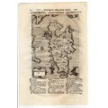 Μυτιλήνη Χάρτης Χαλκογραφία LASOR A VAREA 1713