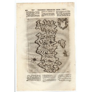 Σάμος Χάρτης Χαλκογραφία LASOR A VAREA 1713