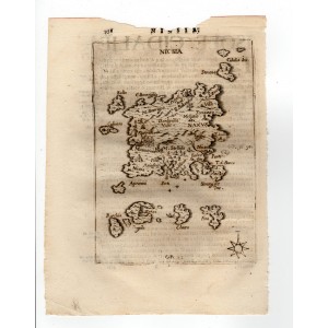 Νάξος Χάρτης Χαλκογραφία PIACENZA 1688