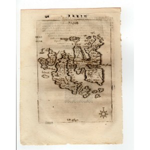 Πάρος Χάρτης Χαλκογραφία PIACENZA 1688