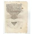 Τένεδος Χάρτης Χαλκογραφία PIACENZA 1688